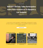 RAÍCES Y RUTAS: Taller Participativo sobre Flora Invasora en la Alpujarra y Los Guájares